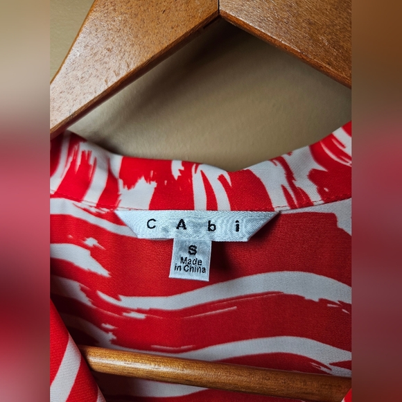 Red and white striped dress | Cabi | Size SM - Picture 4 of 7